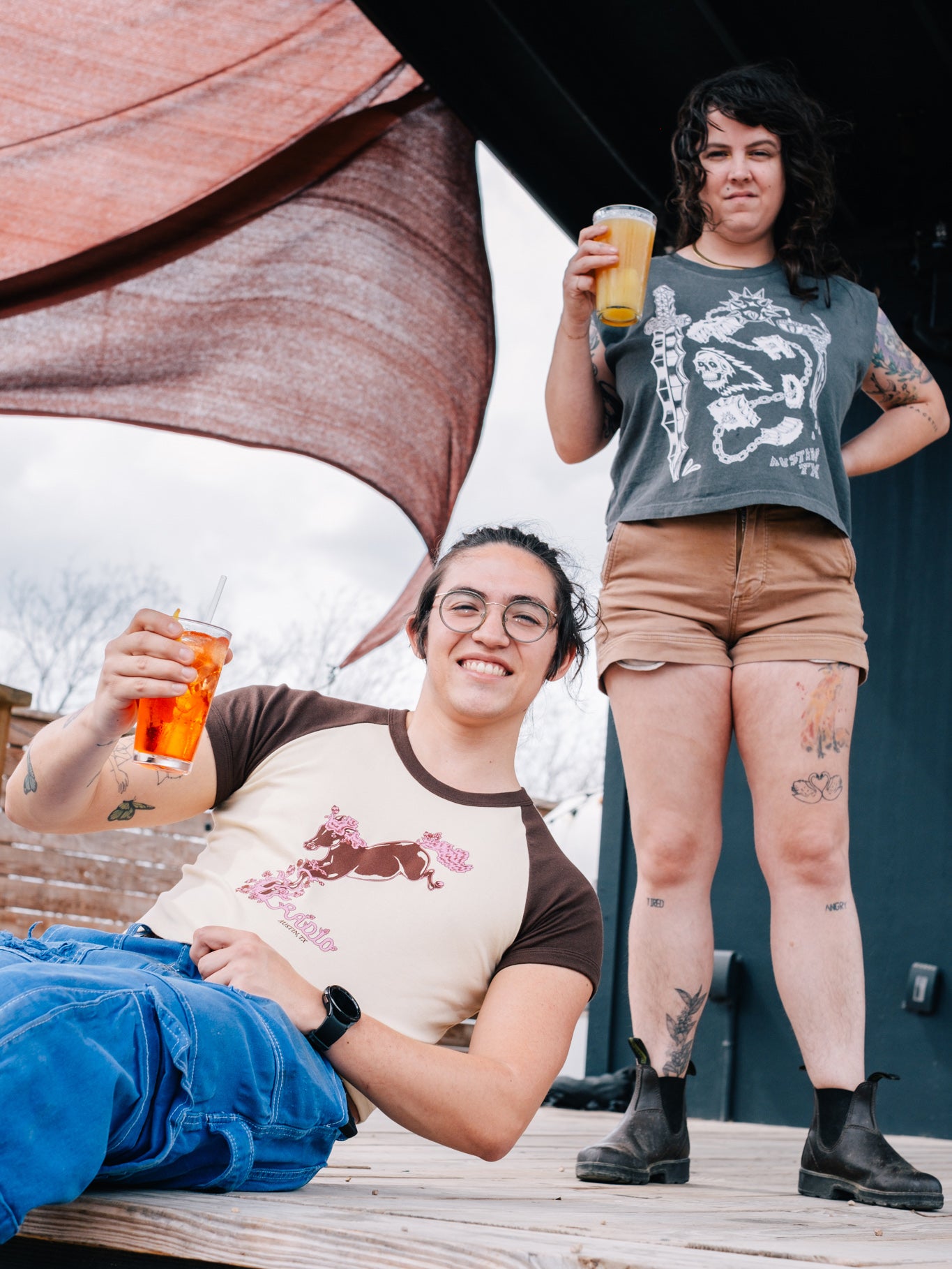 Skull n Sword Cropped Muscle Tank