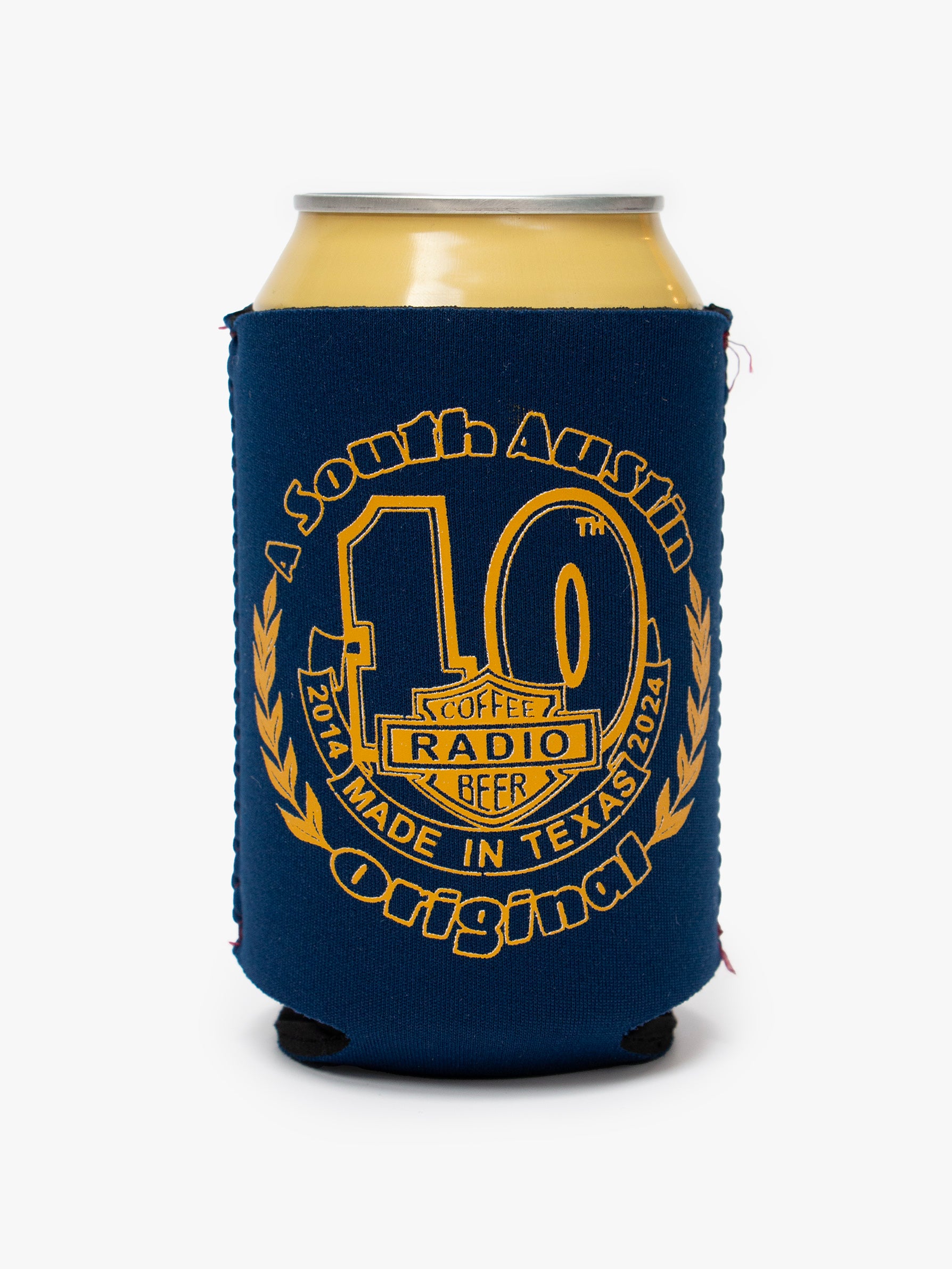 Ten Year Anniversary Koozie