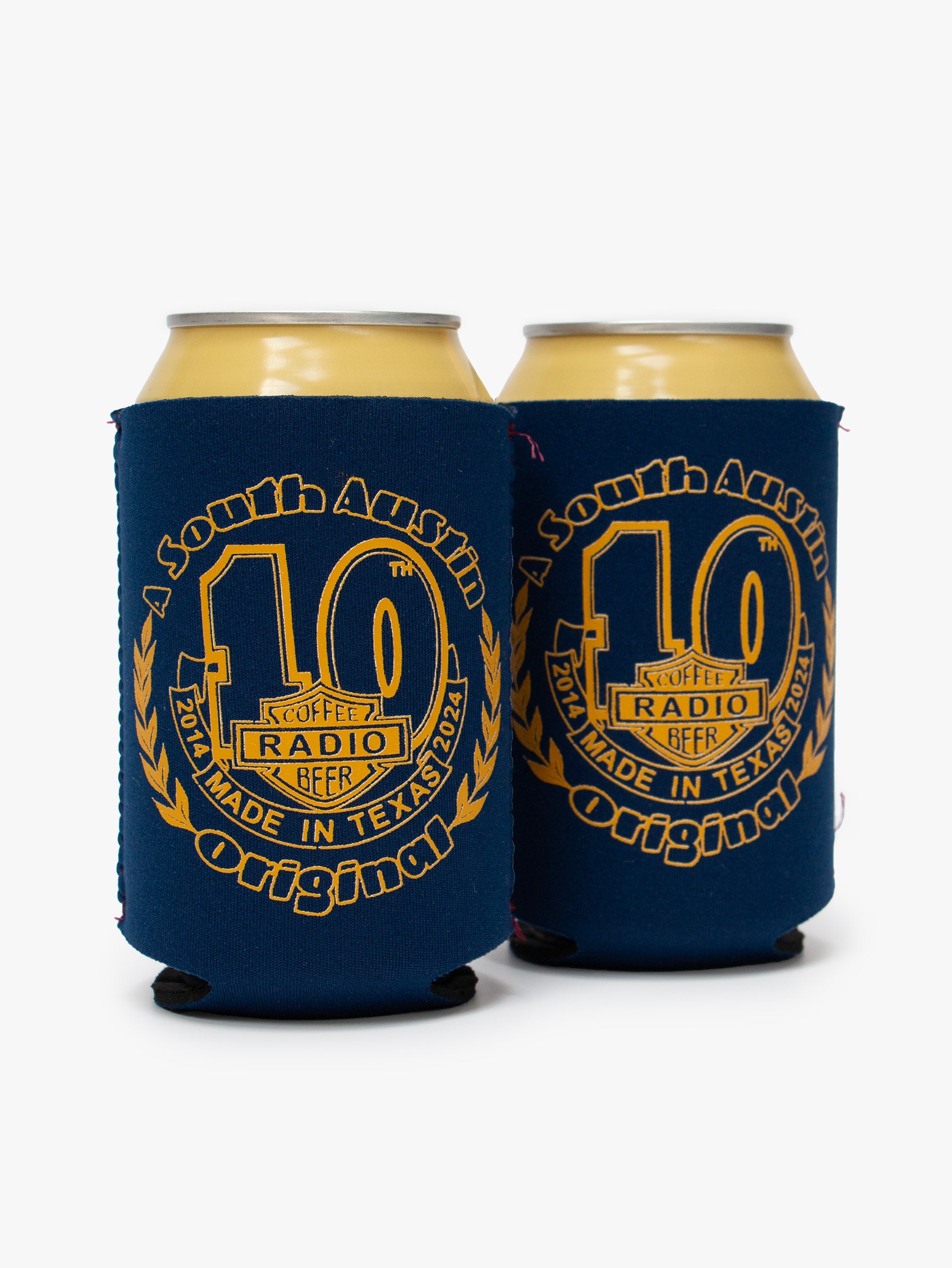 Ten Year Anniversary Koozie