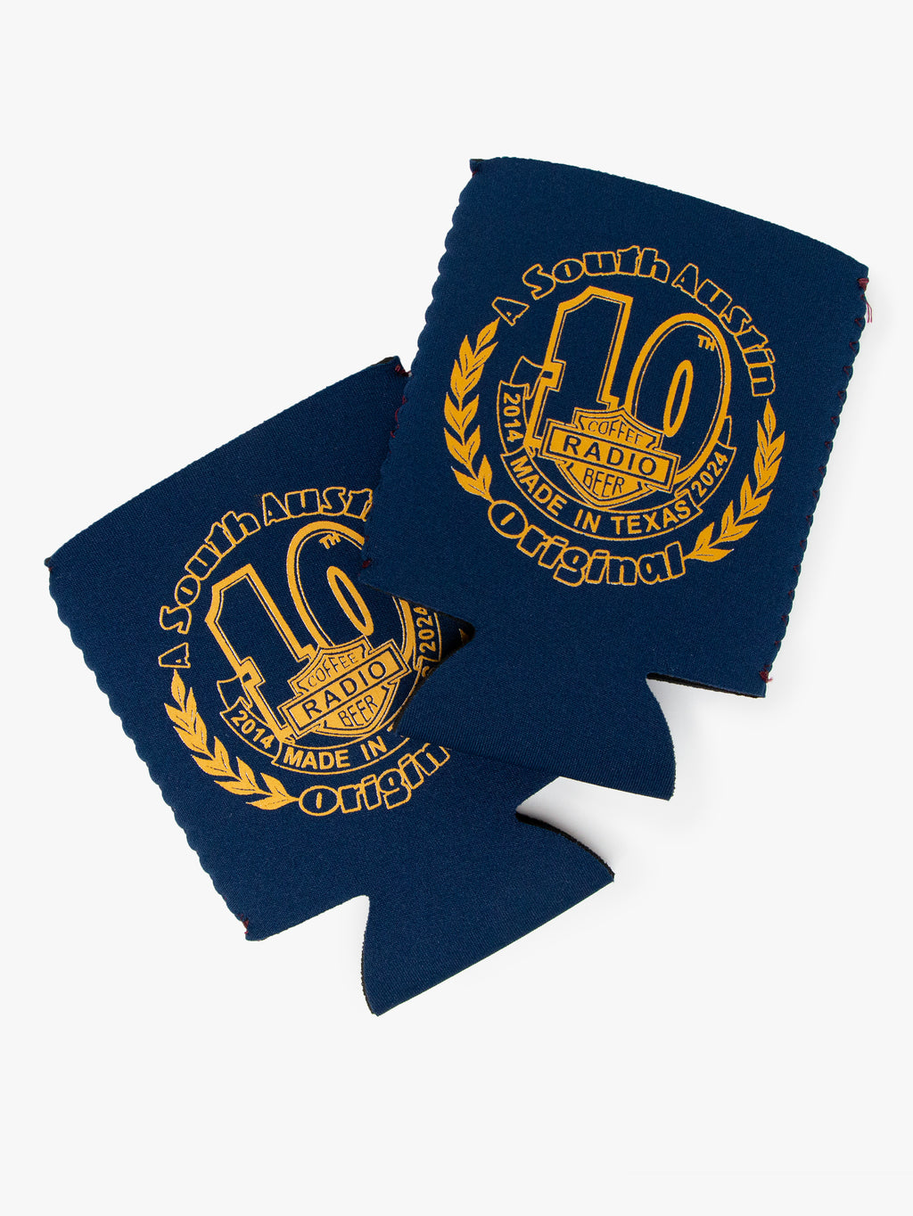 Ten Year Anniversary Koozie
