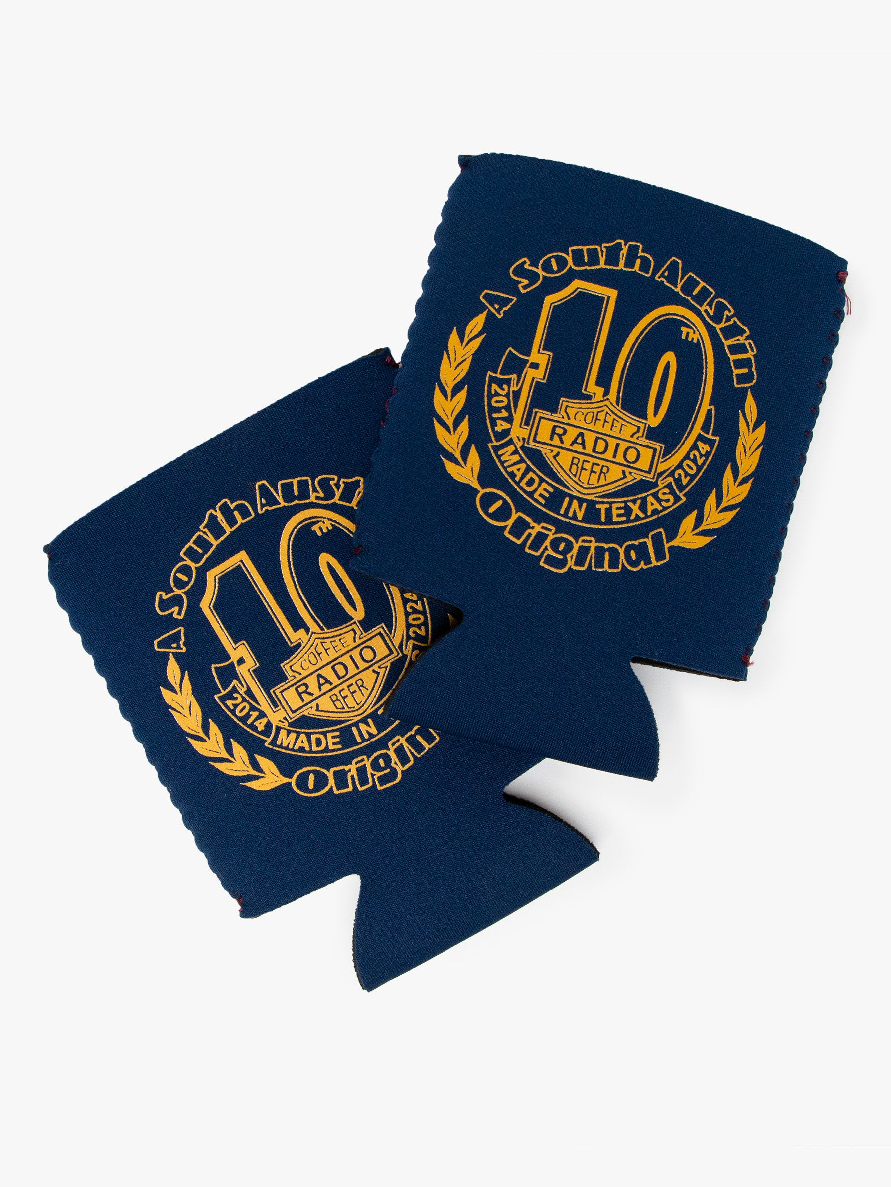 Ten Year Anniversary Koozie